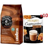Кофе зерновой и 10 Mokate Cappuccino